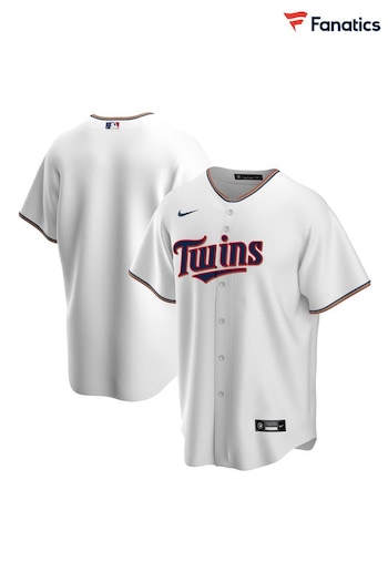 Fanatics Minnesota Twins Nike supreme Official Replica Home White Jersey (N04236) | £95