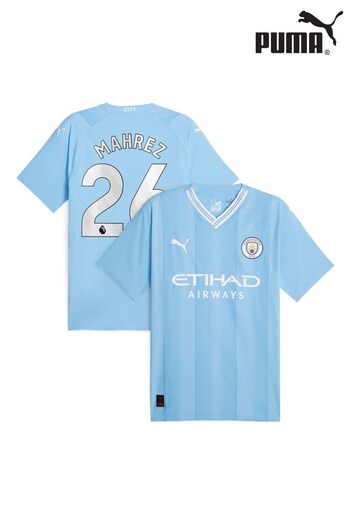 Puma Dark Blue Manchester City Home Authentic Shirt 2023-24 (N04305) | £138