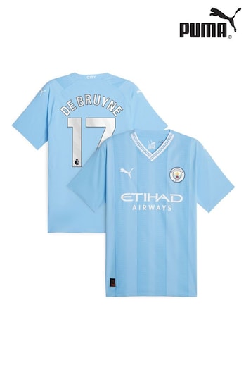 Puma Blue De Bruyne - 17 Manchester City Home Authentic Shirt (N04316) | £135