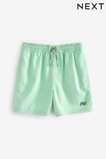 Mint Green Swim Shorts Mens (1.5-16yrs) (N04361) | £6 - £12