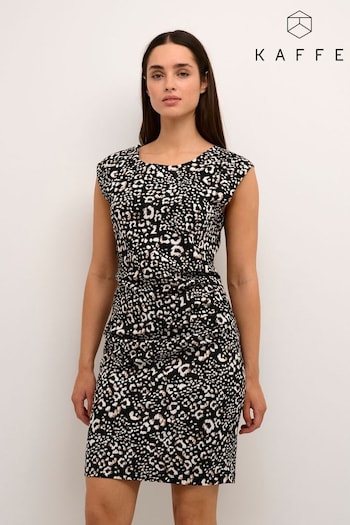 Kaffe Mian India Short Sleeveless Black Dress (N04437) | £80