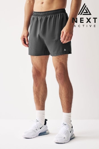 Slate Grey 5 Inch Active Gym Sports Shorts (N04704) | £20