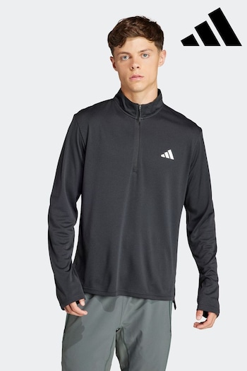 adidas Black Train Essentials Training Long Sleeve Sweatshirt (N04728) | £38