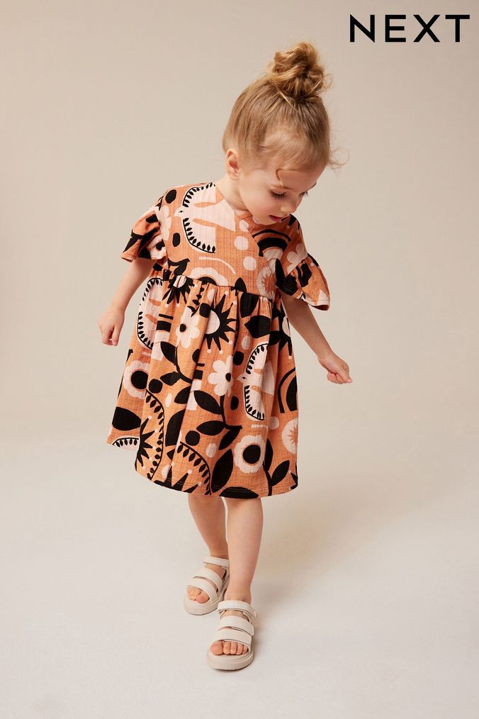 ProudShops Burberry Kids Horseferry cotton dress Buy Girls 3 4 Mateo Brown Summer Dress Dresses Online