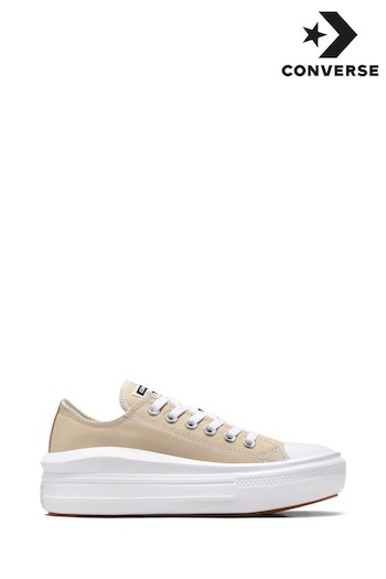 Converse 167633c Beige Chuck Taylor All Star Move Ox Trainer (N04737) | £75