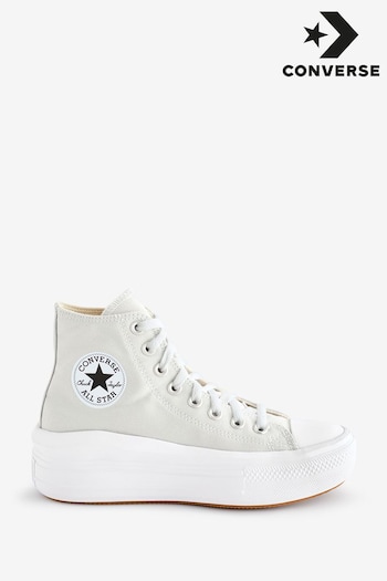 Converse main Grey Chuck Taylor All Star Move High Top Trainers (N04762) | £80