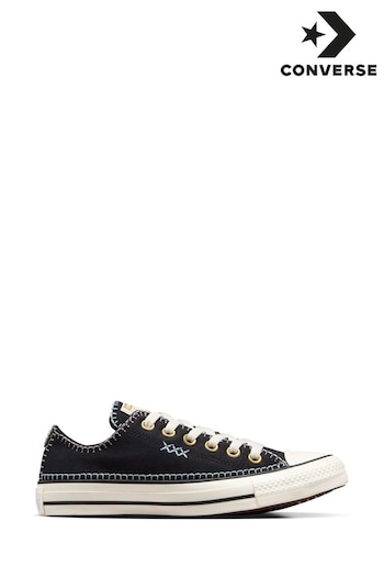 converse GOLF Black Chuck Taylor All Star Crafted Stitching Ox Trainers (N04765) | £65