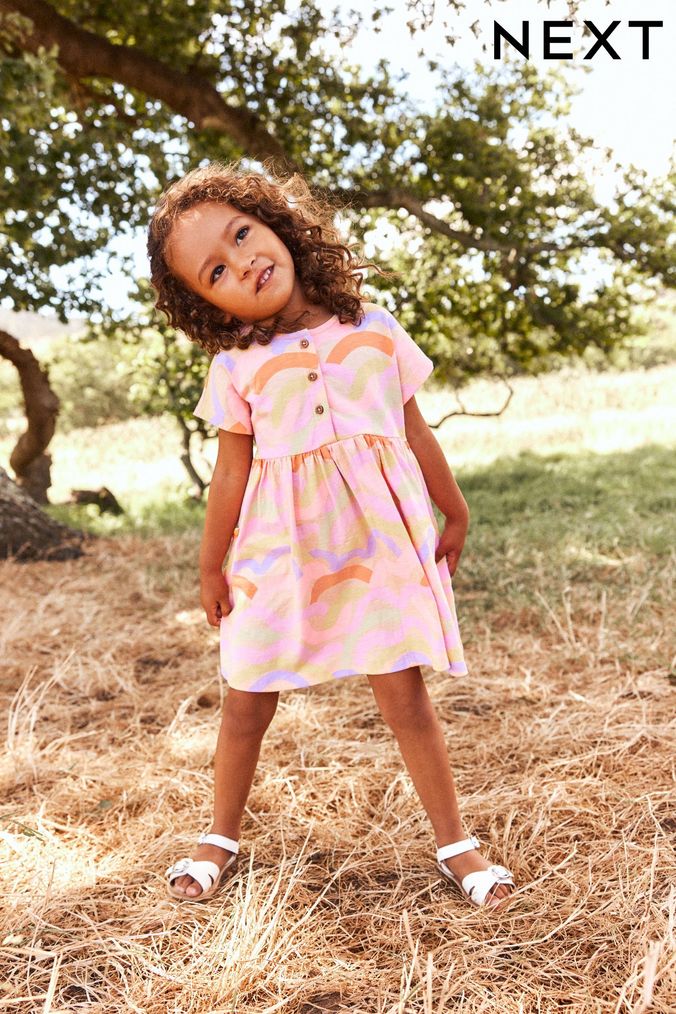 Buy Girls New In Rainbow Short Sleeve Dresses Online AspennigeriaShops