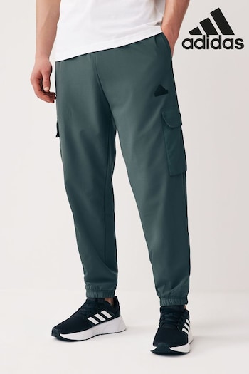 adidas Green Sportswear City Escape Premium Cargo Joggers (N04987) | £75