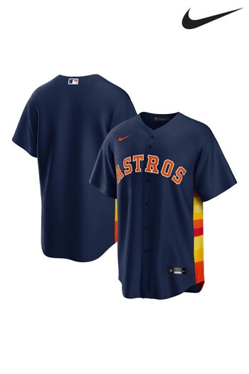 Nike Blue Houston Astros Official Replica Alternate Jersey (N05087) | £95