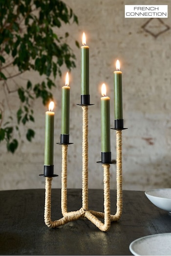 French Connection Black 5 Tiered Taper Candle Holder (N05241) | £30