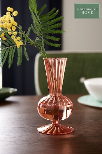 Nina Campbell Orange Stem Vase (N05292) | £10