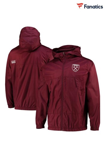Fanatics Red West Ham United Shower Jacket (N05367) | £45