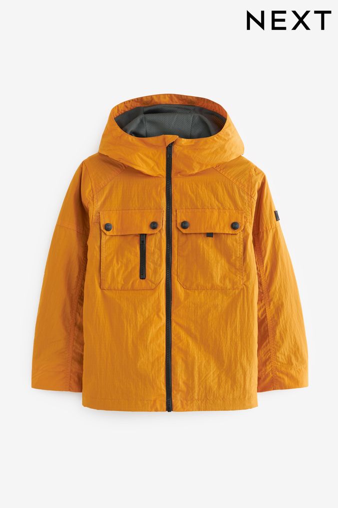 Boys Orange Coats Jackets Winter Fur Orange Coats Next