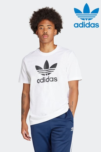 adidas Originals Adicolor Trefoil White T-Shirt (N05530) | £25