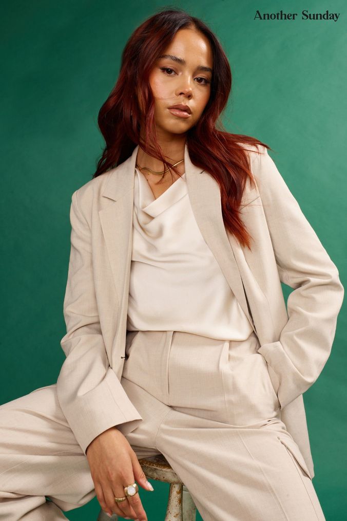 Nude discount colour blazer