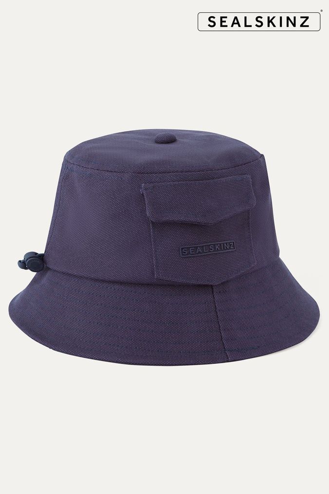 SEALSKINZ Lynford Waterproof Canvas Bucket Hat (N05570) | £40