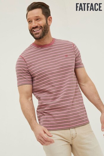 FatFace Pink FatFace Haywood Stripe T-Shirt (N05633) | £25