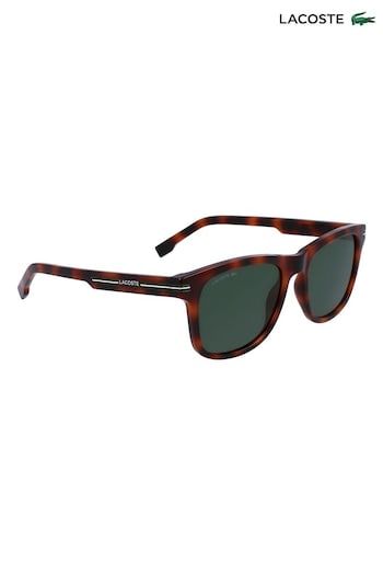 Lacoste round Havana  Brown Sunglasses (N05687) | £103