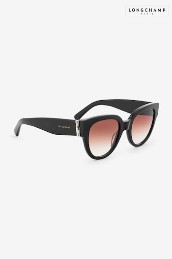 Longchamp Black Navarre Sunglasses (N05700) | £152