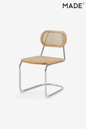 MADE.COM Chrome Leora Dining Chair (N05754) | £229