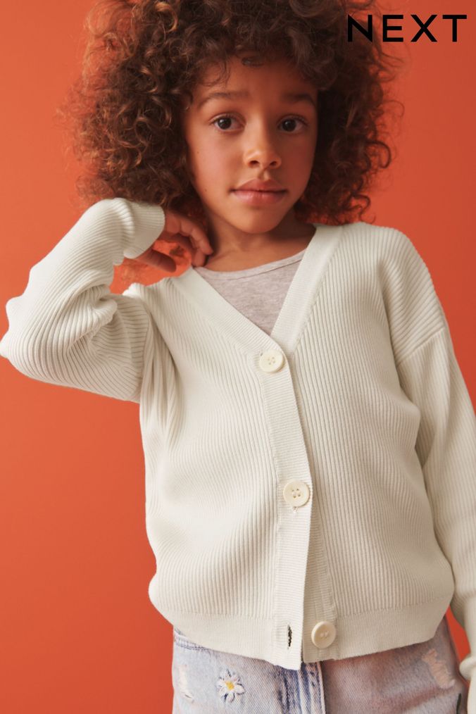 Next girls shop black cardigan