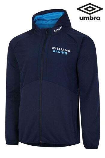 Umbro Blue Williams Off Track Hooded Jacket (N05891) | £70