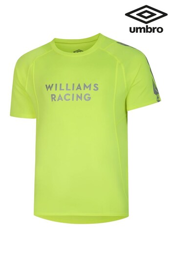Umbro Yellow Williams Racing Hazard Jersey T-Shirt (N05901) | £50