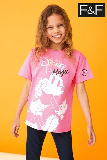 F&F Pink Mickey T-Shirt (N05979) | £8 - £10