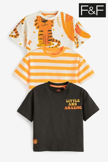 F&F Orange Safari T-Shirt (N06085) | £12 - £16