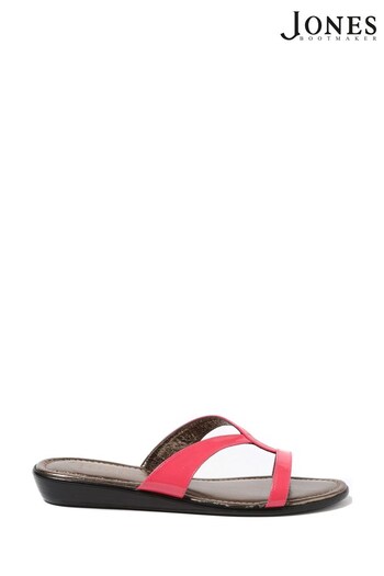 Jones Bootmaker Pink Klevina Leather Sandals (N06100) | £49