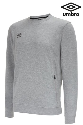 Umbro Grey Pro Fleece Sweatshirt (N06165) | £45