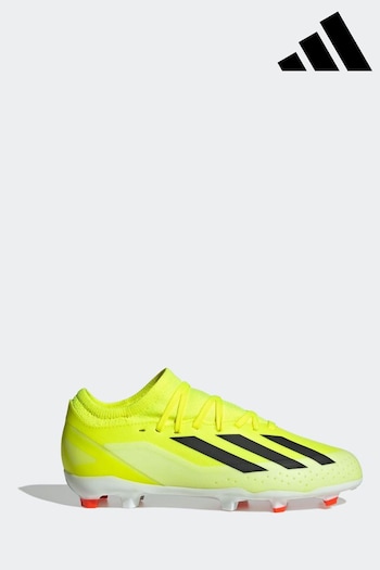 adidas Yellow Performance X Crazyfast League Firm Ground Boots (N06246) | £50