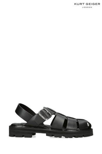 Kurt Geiger London Ollie Black Sandals (N06265) | £179