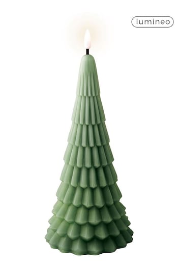 Lumineo Green Christmas Tree LED Candle (N06278) | £17