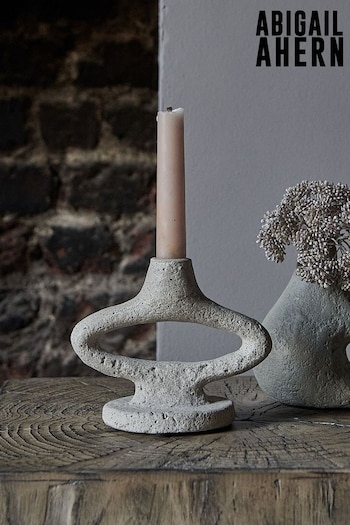 Abigail Ahern Grey Watson Candle Holder (N06427) | £27