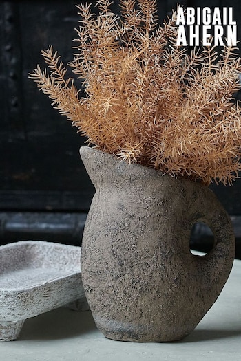 Abigail Ahern Brown Porto Textured Vase (N06437) | £48