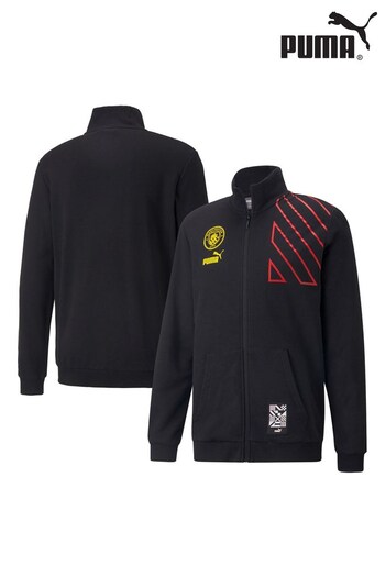Puma hombre Black Manchester City FtblCulture Track Jacket (N06453) | £60
