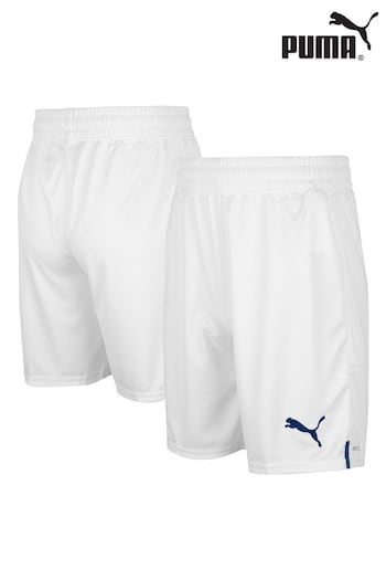 Puma White Olympique de Marseille 2022-23 Home Shorts (N06476) | £35