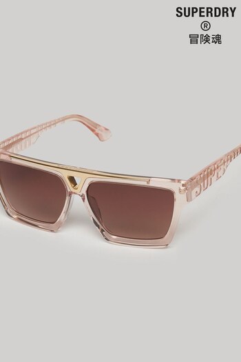 Superdry Pink SDR Holland Sunglasses (N06555) | £60