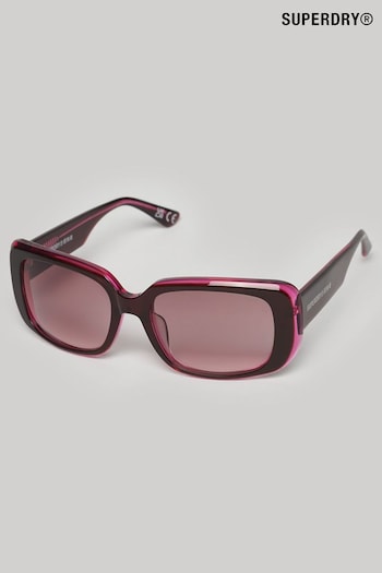 Superdry Pink SDR Dunaway GAUGE Sunglasses (N06557) | £55