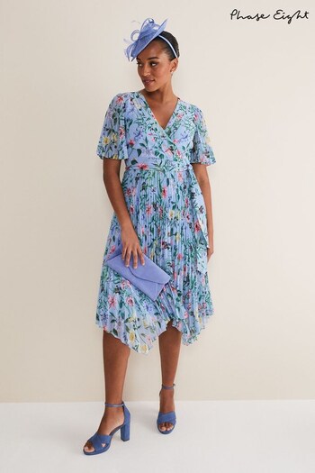Phase Eight Natural Multi Kendall Floral Midi Dress (N06744) | £149
