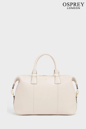 OSPREY LONDON The Adaline Leather Weekender (N06765) | £249