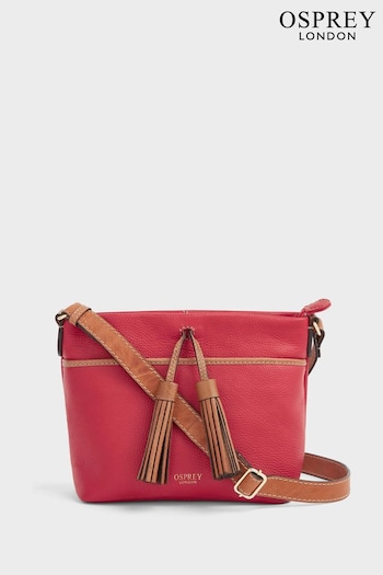 OSPREY LONDON The Savanna Leather Cross-Body Bag (N06785) | £95