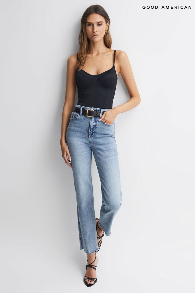Buy Women s Straight High Rise Jeans Online Next UK