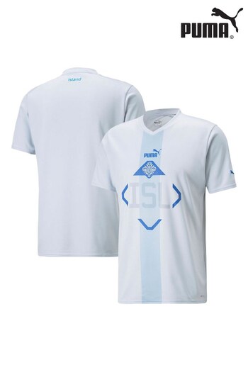 Puma White Iceland Away Shirt 2022 (N06830) | £70