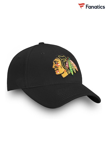Fanatics Chicago Blackhawks Branded Core Structured Black Adjustable Cap (N06834) | £22
