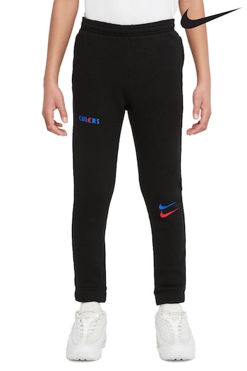 Nike Black Barcelona Fleece Trousers Kids (N06841) | £38