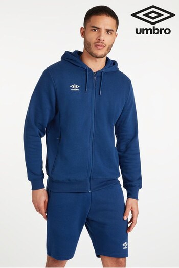 Umbro Blue Club Leisure ZT Hoodie (N06949) | £35