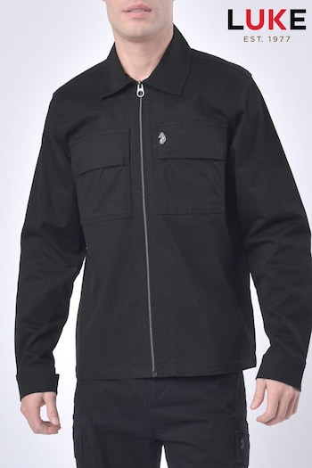 Luke 1977 Black Mashed Jacket (N07024) | £85